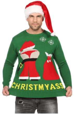 ChristMyAss Jule Sweater