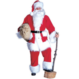 Klassisk deluxe julemandskostume