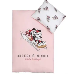 Julesengetøj med Mickey og Minnie