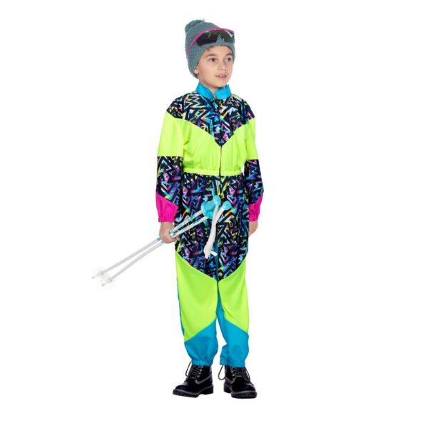 80'er Retro Skidragt Børnekostume