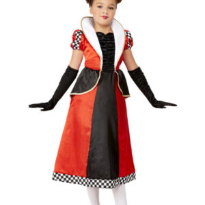 Hjerter Dame Børnekostume