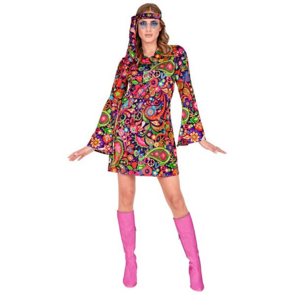 60'er Blomster Hippie Kostume