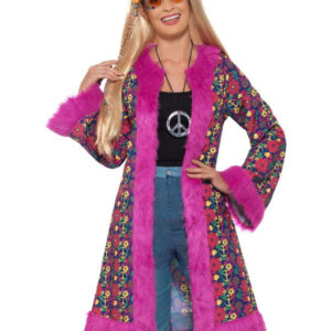 60'er Hippie Jakke Pink