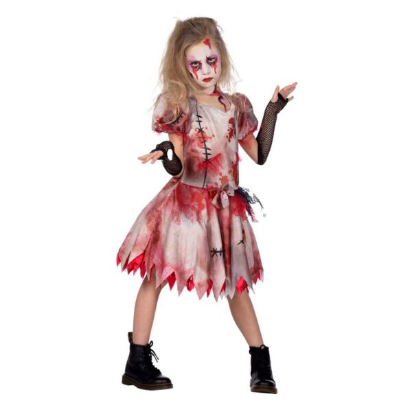 Blodig Zombie Kjole Børnekostume