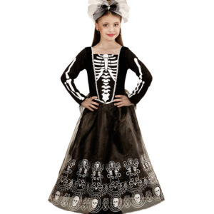 Day Of The Dead Skelet Børnekostume