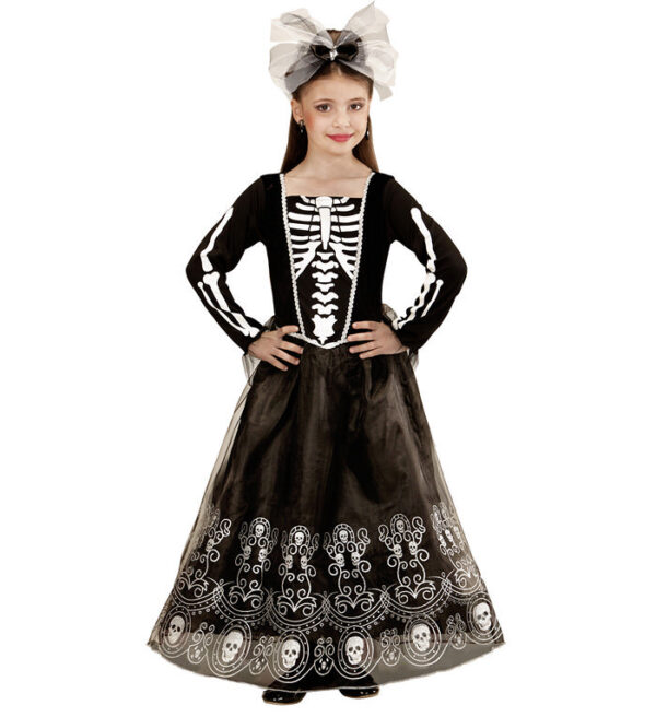 Day Of The Dead Skelet Børnekostume