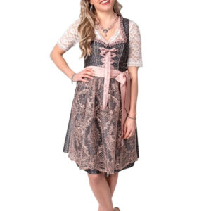 Dirndl Amelia Laksefarvet