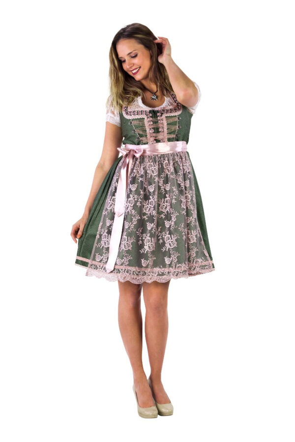 Dirndl Amelia Lyserød