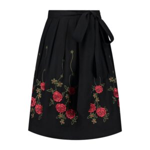 Dirndl Forklæde Sort