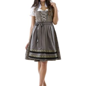 Dirndl Midi Sølv