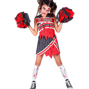 Død Zombie Cheerleader Børnekostume