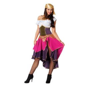 Farverig Spåkone Kostume