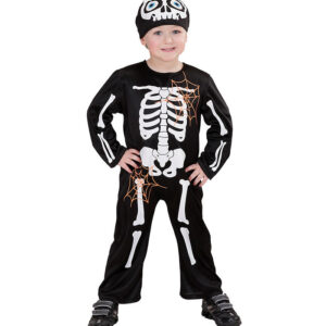 Halloween Skelet Børnekostume
