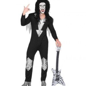 Heavy Metal Rockstjerne Kostume