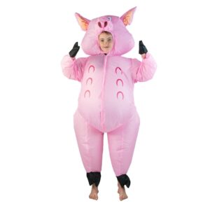 Oppustelig Gris Børnekostume