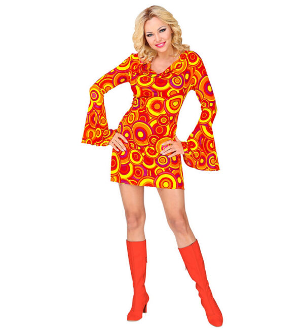 Orange Bobler Diskodarling Kostume