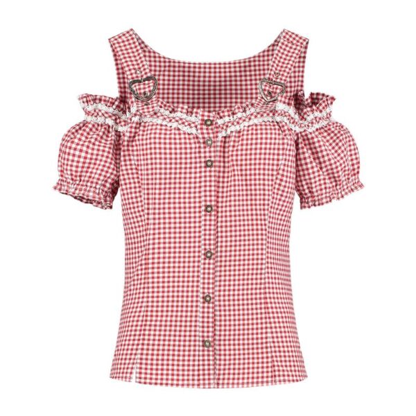 Tyroler Bodice Rød