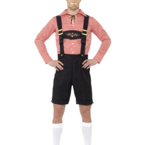 Tyrolerkostume Klassisk Sort