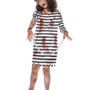 Zombie Fangepige Børnekostume