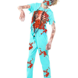 Zombie Kirurg Børnekostume