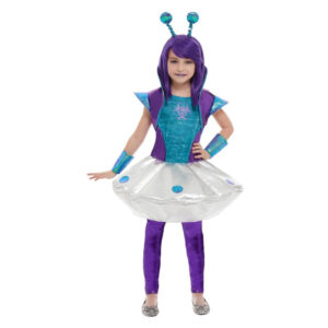Alien Pige Børnekostume