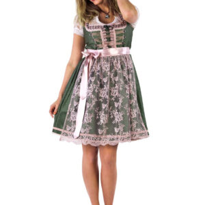 Dirndl Amelia Lyserød
