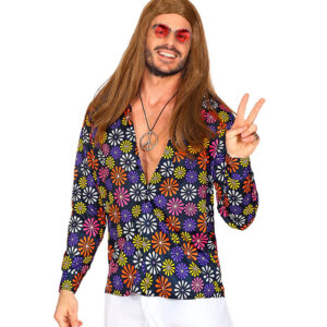 Groovy 70'er Blomster Skjorte