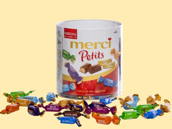 Merci Petits Chokolade Bland-selv slik i kasser 1 kg