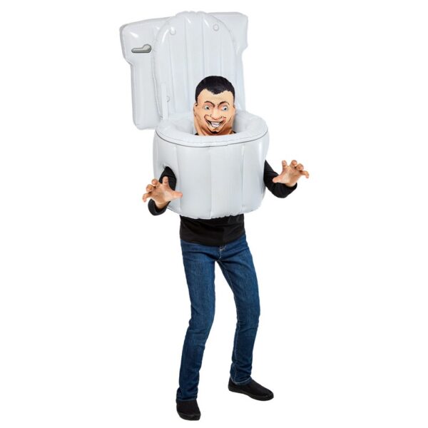 Skibidi ToiletÂ® Oppusteligt Børnekostume