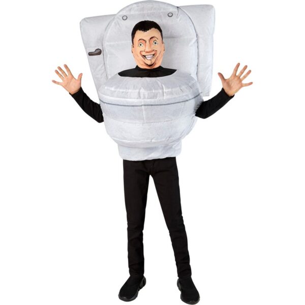 Skibidi ToiletÂ® Oppusteligt Kostume