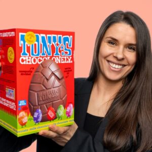 Tony's Chocolonely mælkechokolade påskeæg