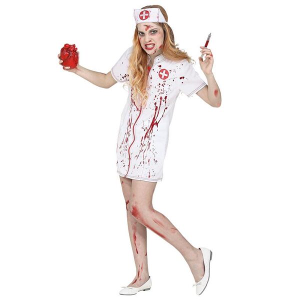 Zombie Sygeplejerske Børnekostume