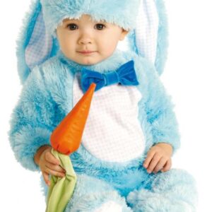 Lyseblå Kanin Babykostume