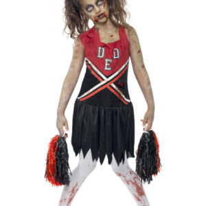 Zombie Cheerleader Børnekostume