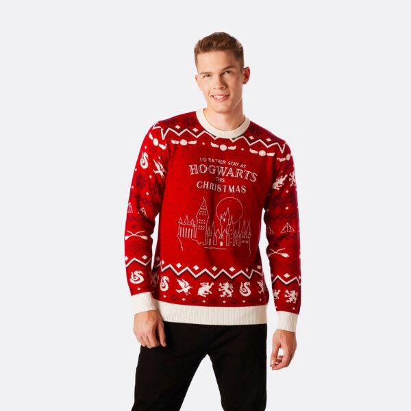Harry Potter Hogwarts Julesweater Herre