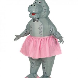 Oppustelig Ballerina Flodhest Kostume