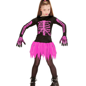 Ballerina Skelet Børnekostume