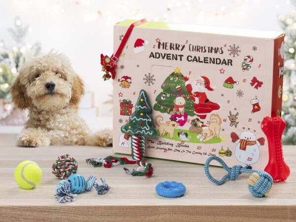 Julekalender med Hundelegetøj