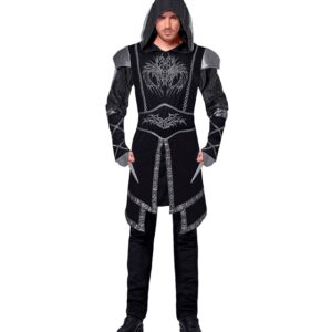 Middelalder Assassin Kostume Sort