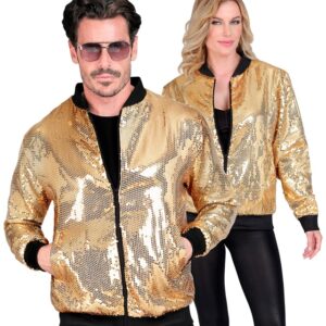Paillet Bomberjakke Guld