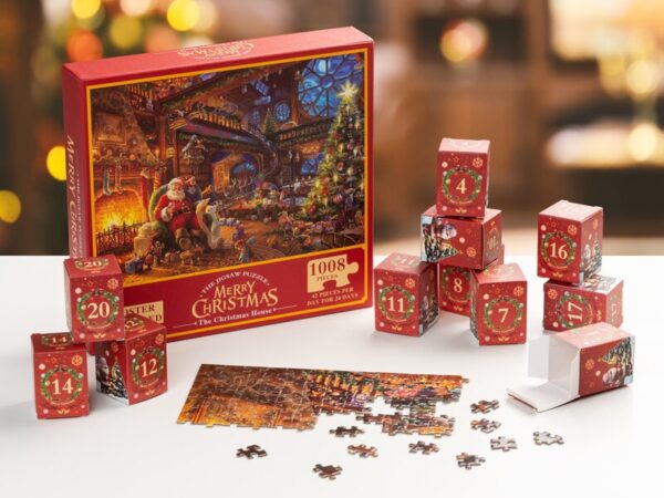 Puslespil Julekalender (1008 Brikker)