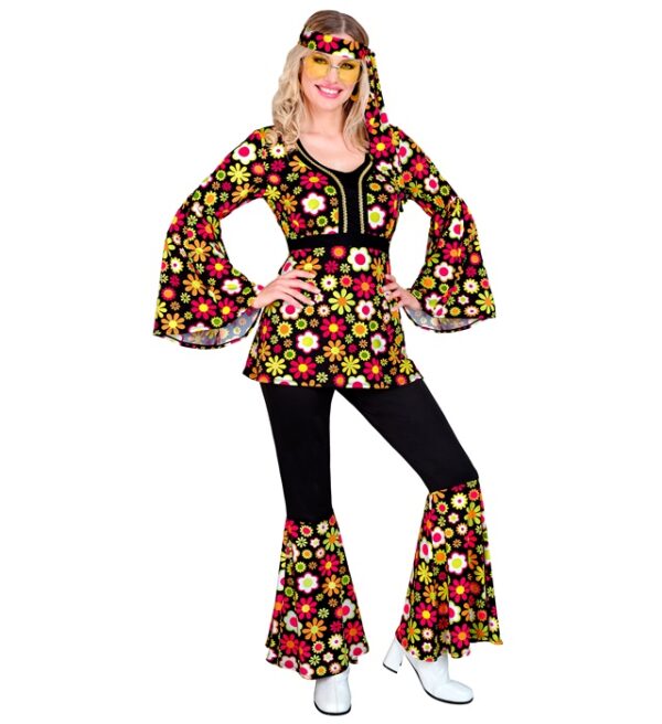 60'er Blomster Hippie Kostume