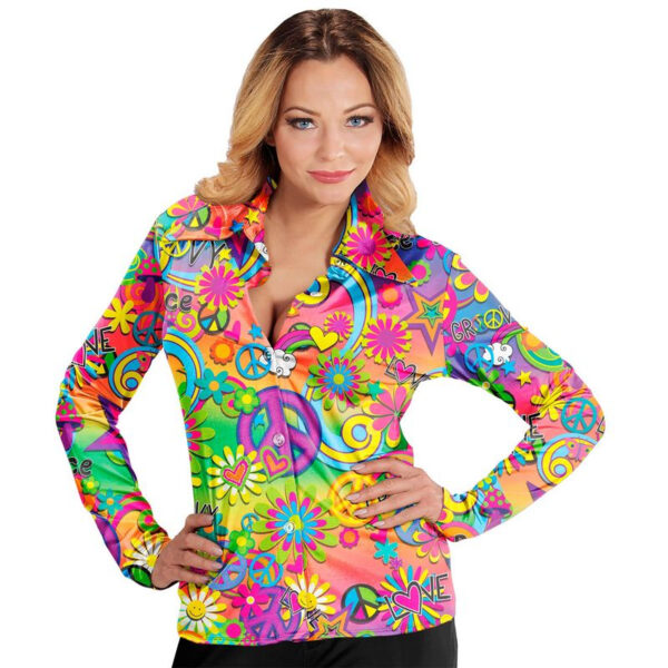 60'er Funky Peace Hippieskjorte