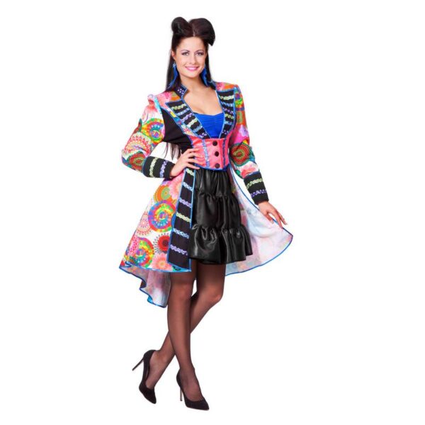 60'er Hippie Cirkus Kjole Kostume