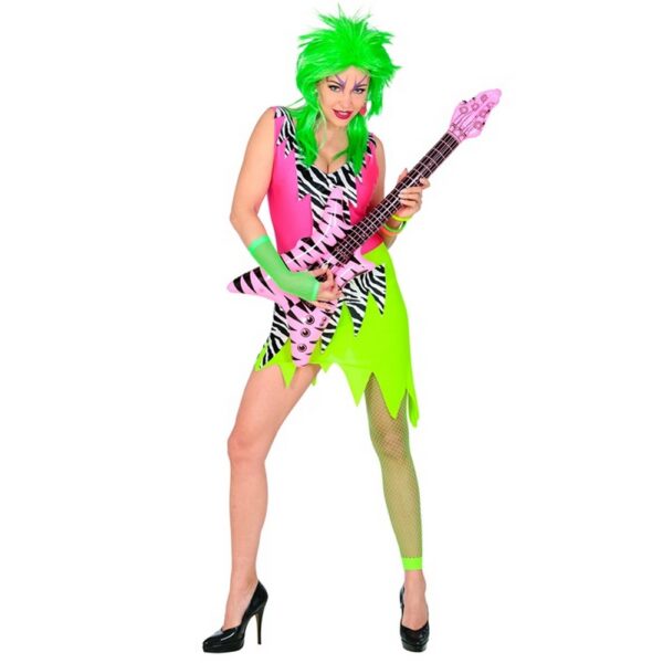 80'er Rockstjerne Kostume Neon