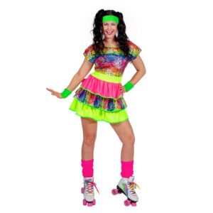 80'er Tiger Minikjole Kostume