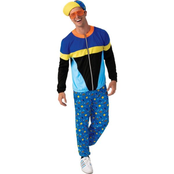 90'er Tracksuit Kostume Blå