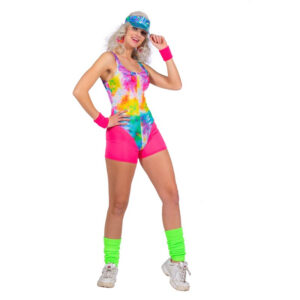 Aerobic Babe Kostume Pink
