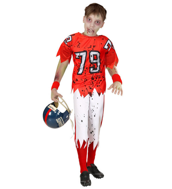 Amerikansk Zombiefodboldspiller Børnekostume