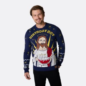 Birthday Boy Julesweater Herre